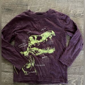 Cat and jack size 4/5 long sleeved dinosaur shirt
